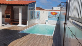 COD265 - Casa 3 dorms, ar, piscina, Ingleses Sul, Fpolis, SC